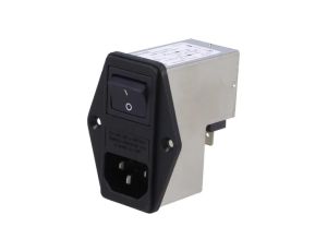 Złącze zasilające AC gniazdo męskie 10A 250VAC IEC 60320 4304.4005