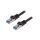 CQ4093S Patch cord S/FTP 6a linka Cu LSZH czarny 10m 26AWG