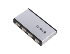 UA0404 Hub USB, DC, USB A gniazdo x4, USB B mini gniazdo, USB 2.0, PnP