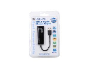 Adapter USB na Fast Ethernet, USB 3.0, RJ45 gniazdo, USB A wtyk UA0184A