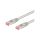 S/FTP6A-CU-100GY Patch cord S/FTP 6a linka Cu LSZH szary 10m 27AWG