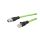 VKB08F28, kabel danych, kabel połączeniowy, 20 m, M12 męski (złącze) 8-pinowy prosty, kodowanie X, RJ45 męski
