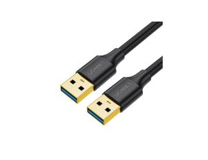 Kabel Ugreen US128 90576 USB-A 3.0 / USB-A 3.0 5Gb/s 3m - czarny