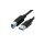Kabel Ugreen US210 10372 do drukarki USB-A 3.0 / USB-B 5Gbps 2m - czarny