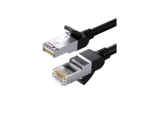 Kabel Ugreen NW101 50190 Ethernet Cat 6 U/UTP okrągły 0.5m - czarny