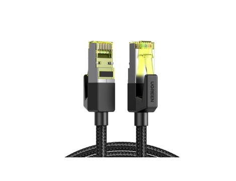 Kabel Ugreen NW150 80420 Ethernet RJ45 Cat 7 10Gbps 0.5m - czarny