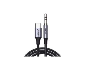 Ugreen kabel przewód USB C - mini jack 3.5mm 1m szary (AV143)