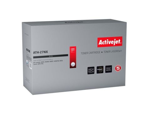 Toner Activejet ATH-27NX (zamiennik HP 27X C4127X, Canon EP-52 Supreme 11300 stron czarny)