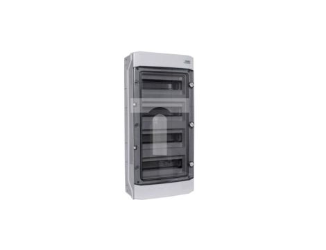 Rozdzielnica modułowa 4x12 natynkowa IP65 drzwi przeźroczyste PHS