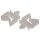 Zacisk kablowy Klamry kablowe, 4.8mm, materiał: Nylon 66, 13 x 5.5 x 4mm, RS PRO