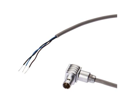 Kabel połączeniowy, 10m, żeńskie (gniazdo) 3pin kątowy, Końcówka wolna, 3 żyły, VKA000L0