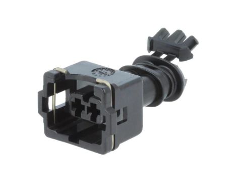 Złącze automotive JPT wtyk żeńskie 2-pin na przewód czarny 282190-1