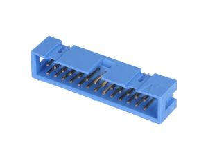 Gniazdo IDC męskie 26-pin proste THT pozłacane 2,54mm niebieskie 2-1761603-9