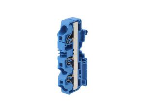 Zacisk rozgałęźny szynowy SNK 0,516mm2 drogi 1 zaciski 3 niebieski 1SNK712021R0000 (ZK16-3P-BL)