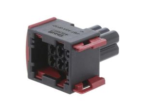 Złącze przewodowe JPT wtyczka żeńskie 6-pin do kabla czarne 1-963212-1