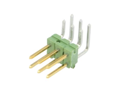 Gniazdo kołkowe AMPMODU męskie 6-pin proste 2,54mm THT 2x3 825457-3