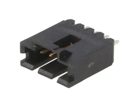 Gniazdo przewód-płytka męskie AMPMODU MTE 2,54mm 4-pin THT 5-104362-3