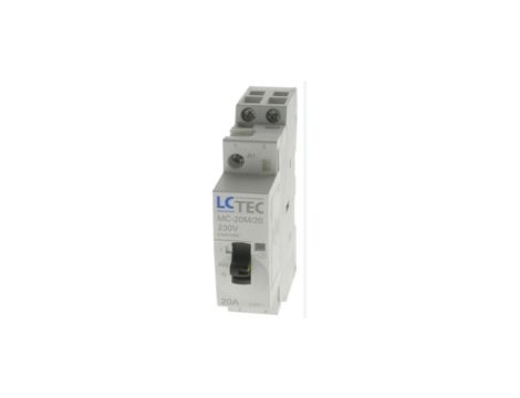 Stycznik modułowy z przełącznikiem 1M 20A 2NO 230V DZ MC-20M LC 496275