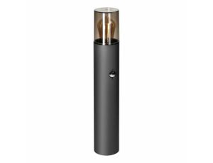 ORNO OPRAWA OGRODOWA SŁUPEK SALVIA Z CZUJNIEKIEM PIR E27 15W, IP54, 50 cm, SZARA