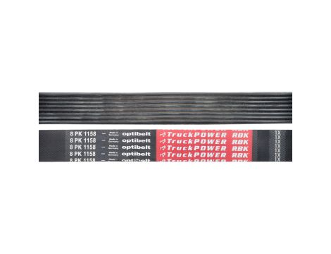 Optibelt - Pas wielorowkowy 8PK 1158 TRUCK POWER 1158 x 28.48 x 4.6
