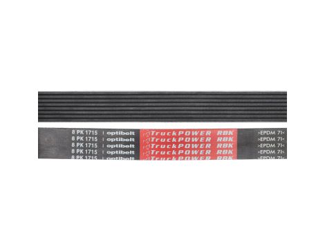 Optibelt - Pas wielorowkowy 8PK 1715 TRUCK POWER 1715 x 28.48 x 4.6