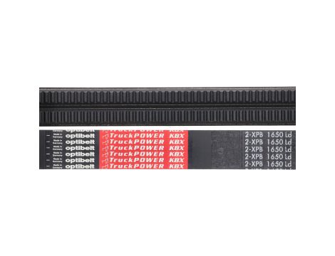 Optibelt - Pas klinowy zespolony 2XPB 1650 LW 1650 x 38 x 15.6