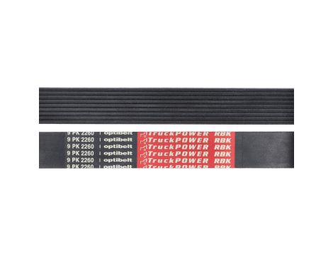 Optibelt - Pas wielorowkowy 9PK 2260 TRUCK POWER 2260 x 32.04 x 4.6