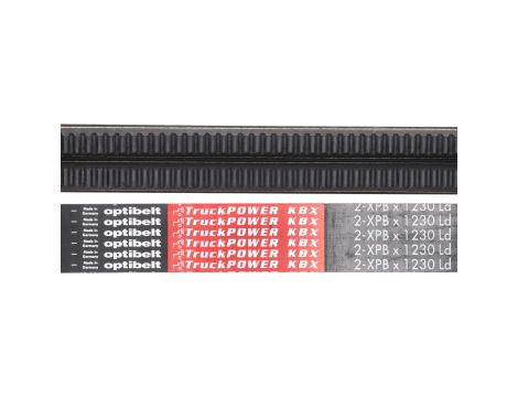 Optibelt - Pas klinowy zespolony 2XPB 1230 LW 1230 x 38 x 15.6