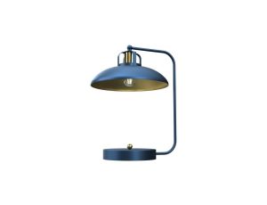 Lampka biurkowa FELIX NAVY BLUE/GOLD 1xE27 MLP7716 Milagro