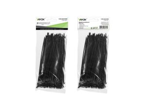 Opaski zaciskowe 2,5mm / 150 mm czarne 100 szt. VOZ-25150B Vayox