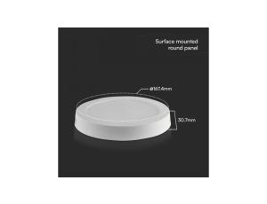 Panel LED 18W 3000K 1850lm 215,6x30,8mm Diody SAMSUNG Okrągły 5 Lat Gwarancji 78761