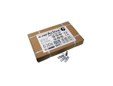 Bateria alkaliczna everActive Pro Alkaline LR6 AA (karton zbiorczy / bulk) - 500 sztuk