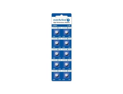 10 x bateria alkaliczna mini everActive AG0 G0 LR521 LR63