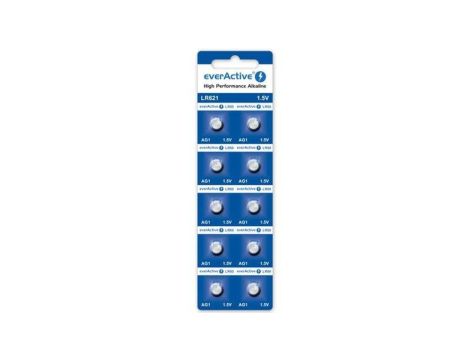 10 x bateria alkaliczna mini everActive AG1 G1 LR621 LR60