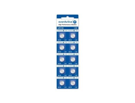 10 x bateria alkaliczna mini everActive AG10 G10 LR1130 LR54