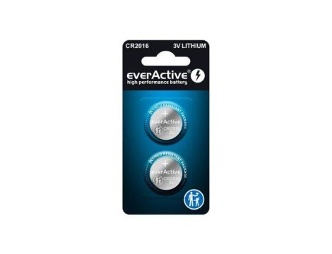 2 x bateria litowa mini everActive CR2016