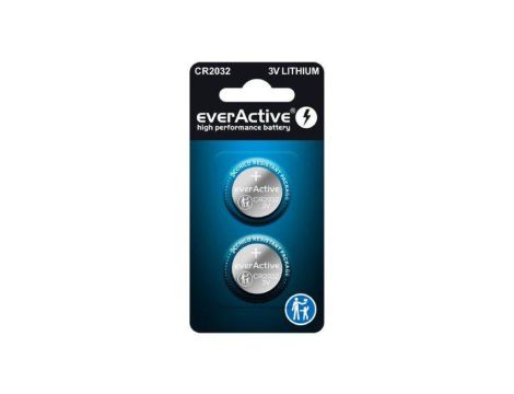 2 x bateria litowa mini everActive CR2032