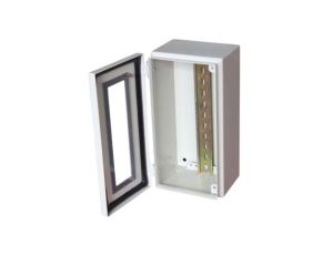 Puszka elektroinstalacyjna, 150 x 300 x 80mm, IP65, kolor Szary, materiał Stal, 0-wejściowa, RS PRO