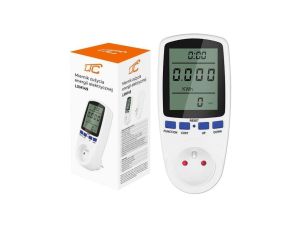 Watomierz cyfrowy LCD gniazdkowy licznik zużycia energii elektrycznej (do gniazdek typu 2P+Z) LTC