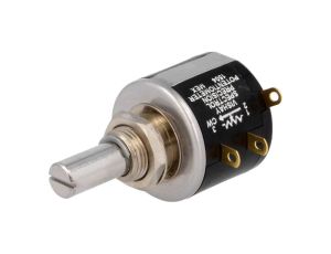 Potencjometr osiowy wieloobrotowy 5k 2W 5 6,35mm drutowy 534B1502JCB