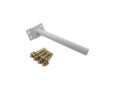 Uchwyt do Lampy ulicznej Solarnej 41CM RURA 37mm Biały LVT