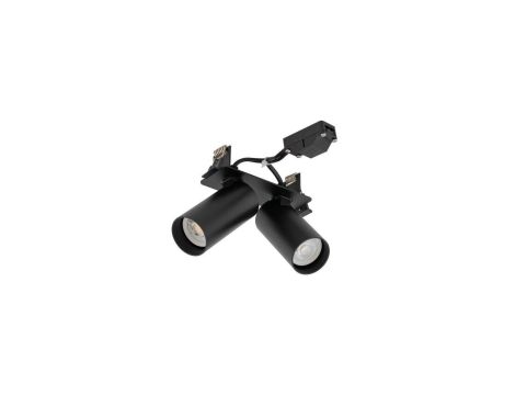 Podwójny reflektorek podtynkowy ruchomy z serii FOURTY SURFACE czarny 2xGU10 do holu 11442 Nowodvorski