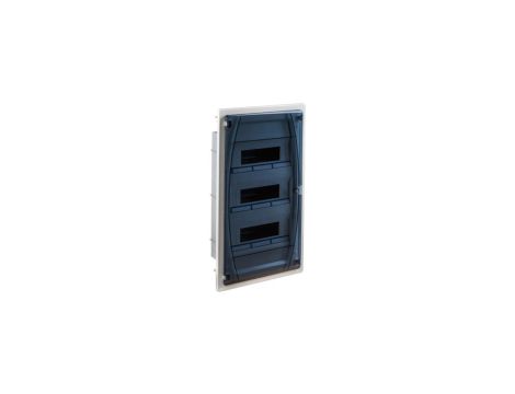 IP40 Rozdzielnica modułowa 3x12 GOLD P podtynkowa (drzwi transparentne) PE+N
