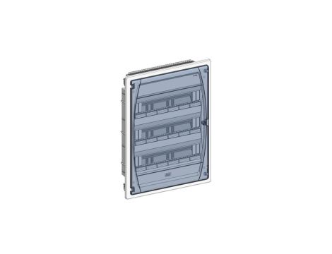 IP40 Rozdzielnica modułowa 3x18 GOLD P podtynkowa (drzwi transparentne) PE+N