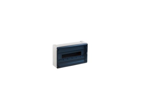 IP40 Rozdzielnica modułowa 1x18 GOLD P natynkowa (drzwi transparentne) PE+N