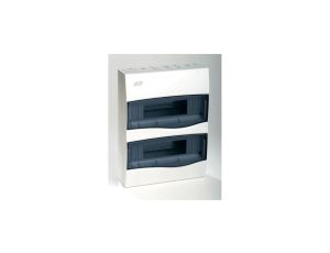IP40 Rozdzielnica modułowa 2x12 COMBI natynkowa (drzwi transparentne) PE+N