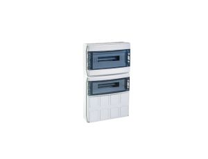 IP65 Rozdzielnica budowlana 2x18 STAR (1500V DC) z otworami na gniazda przemysłowe