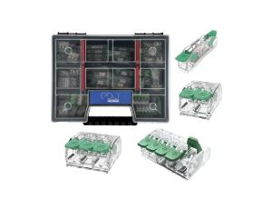 Komplet szybkozłączek do wszystkich rodzajów przewodów w walizce 20x EDO2411, 20x EDO412, 20x EDO413, 5xEDO415