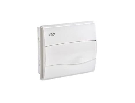 IP40 Rozdzielnica modułowa 1x12 ORO podtynkowa (drzwi białe) PE+N