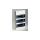 IP40 Rozdzielnica modułowa 3x12 ORO podtynkowa (drzwi transparentne) PE+N